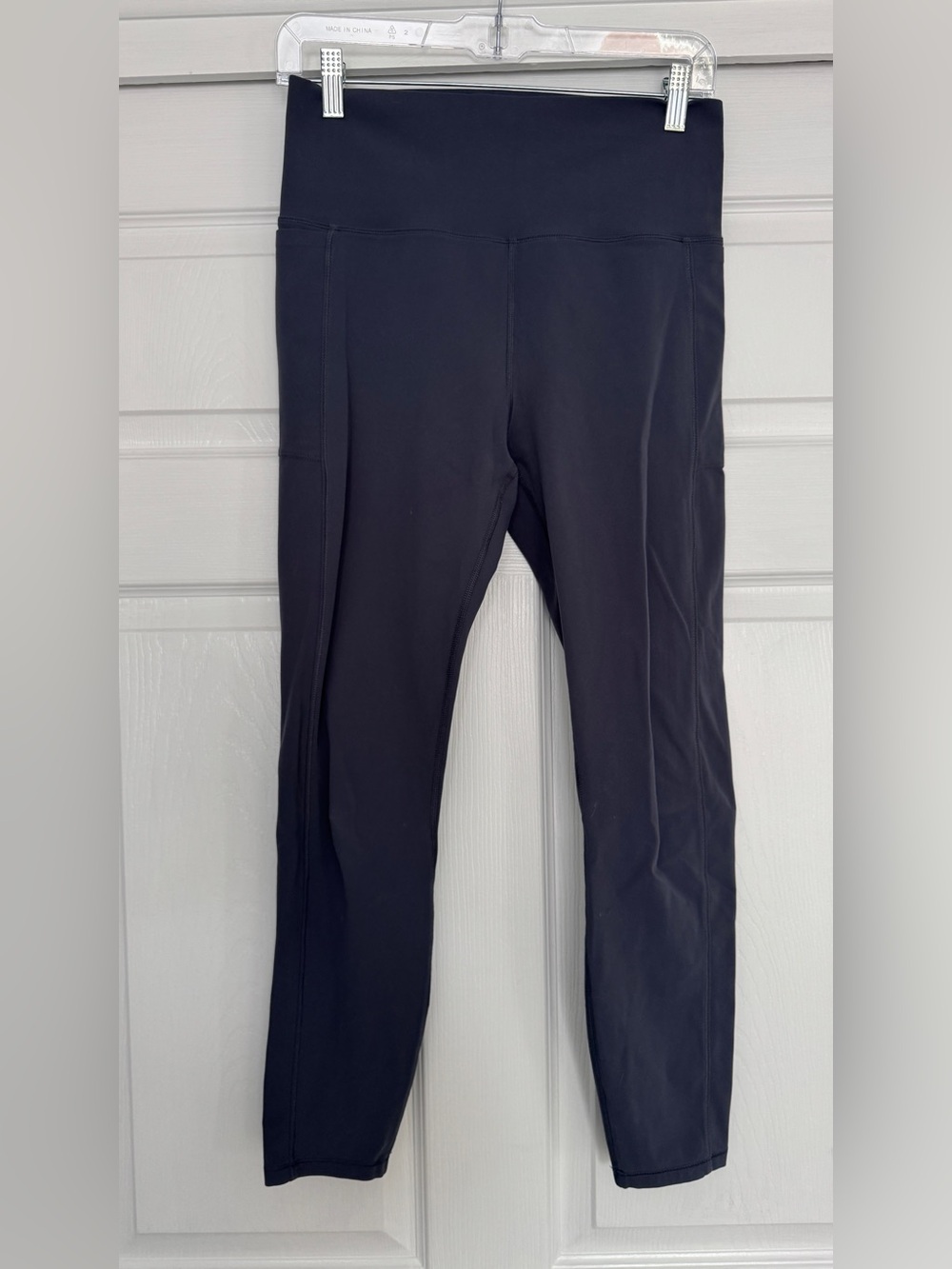 VUORI | women's studio pocket legging PURPLE GRAY MEDIUM